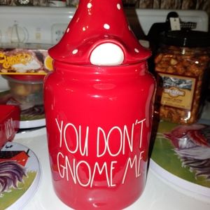 Rae Dunn You Don't Gnome Me Canister